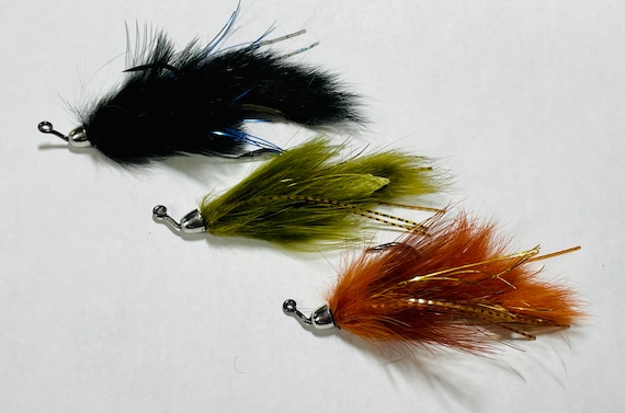 Meat Whistle Bass Fly, Flies, Fly Fishing, Trout Flies 