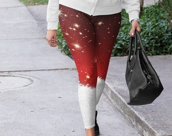 Christmas Leggings - Etsy Australia