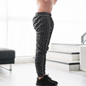 Mens leopard joggers hot sale