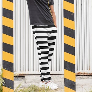 Jail Stripe Pants Etsy Australia