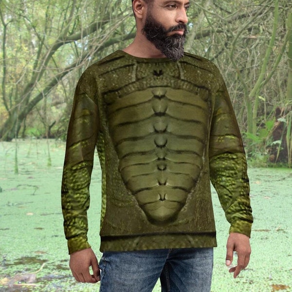 Creature From The Black Lagoon Inspired Unisex Sweatshirt, Gillman Halloween Costume Shirt