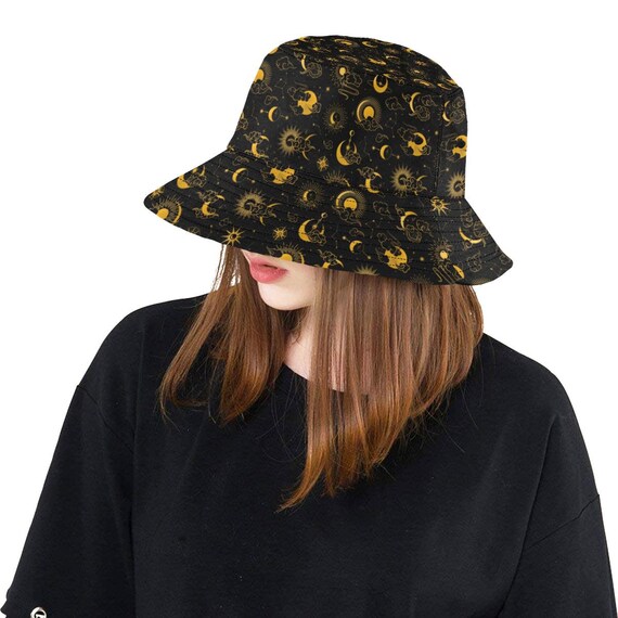 Sun and Moon Bucket Hat Celestial Hat 