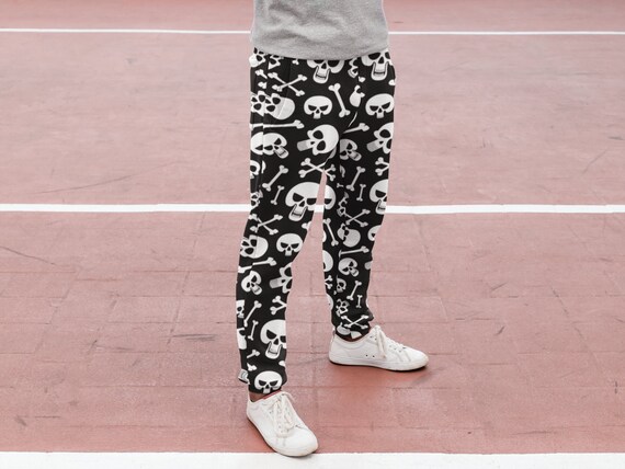 Crossbones Slim Fit Joggers Skull 