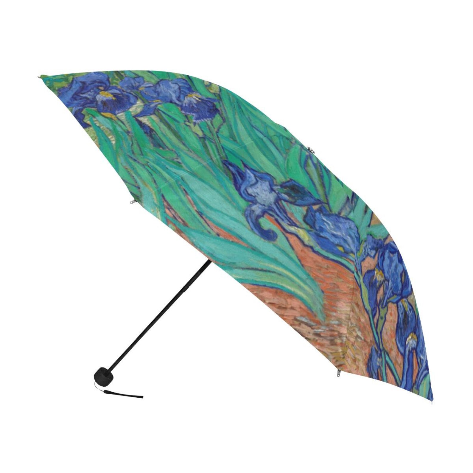 Irises Antiuv Foldable Umbrella Vincent Van Gogh Artwork Etsy