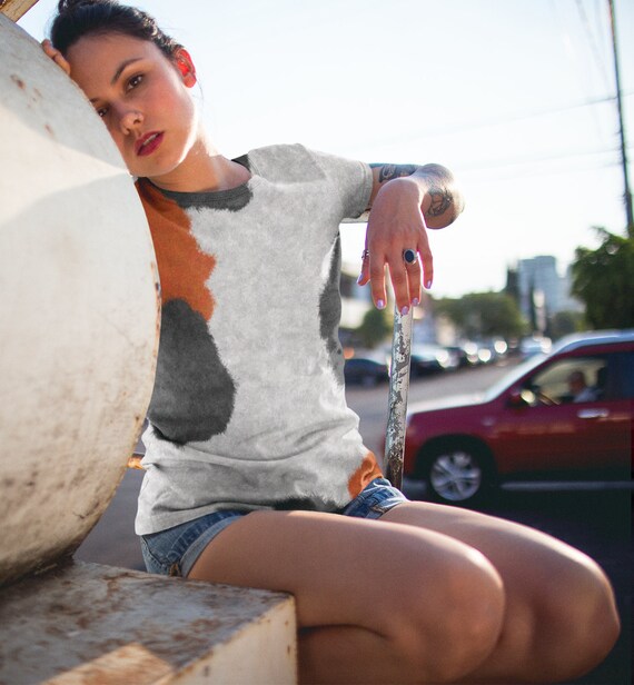 Calico Cat Fur Print Unisex T-shirt 