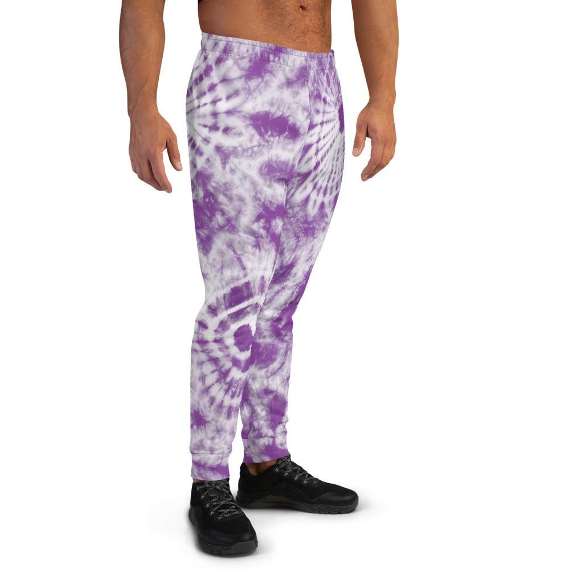 Men's Tie Dye Joggers Purple Tie Dye Sweats Gym Yoga | Etsy