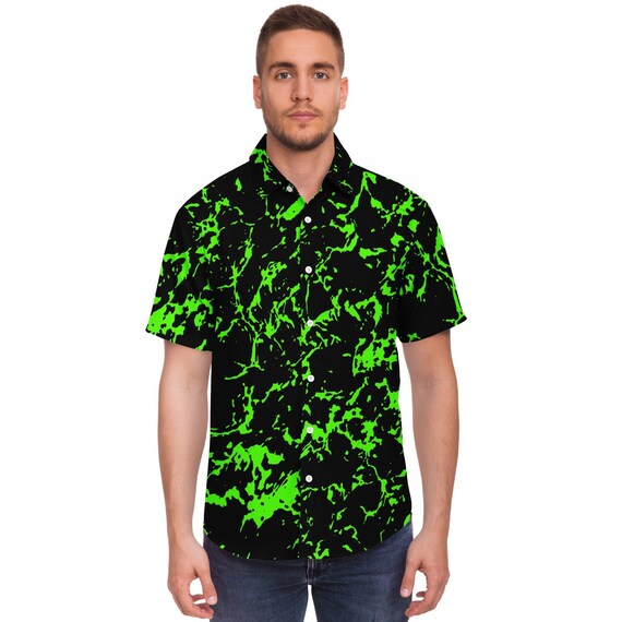Water Camo Short Sleeve Button Down 