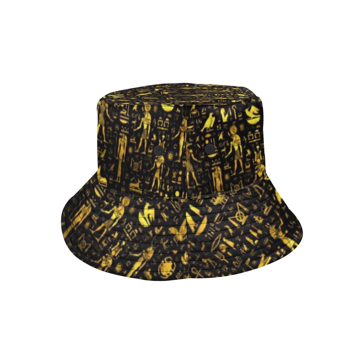 Egyptian Hieroglyph Bucket Hat Ancient Egypt Hat Summer Etsy
