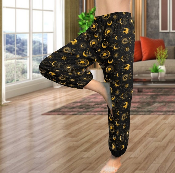 Moon Women's All Over Print Harem Pants 