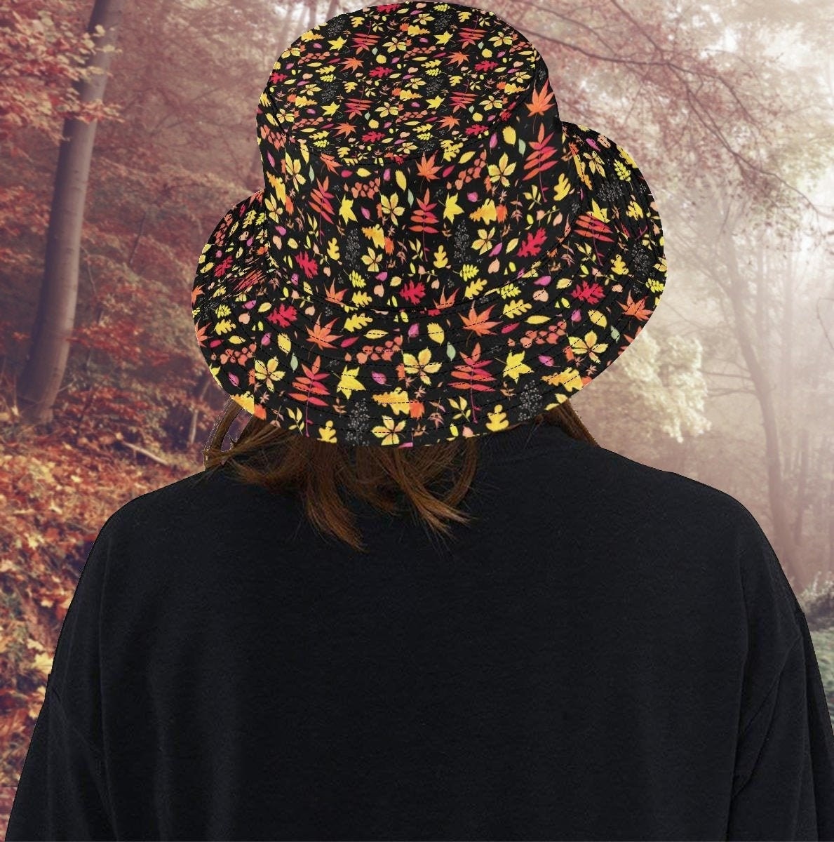 Autumn Leaves Bucket Hat | Etsy Australia