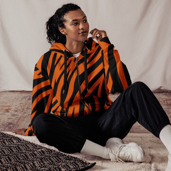 Striped zip hoodie hotsell