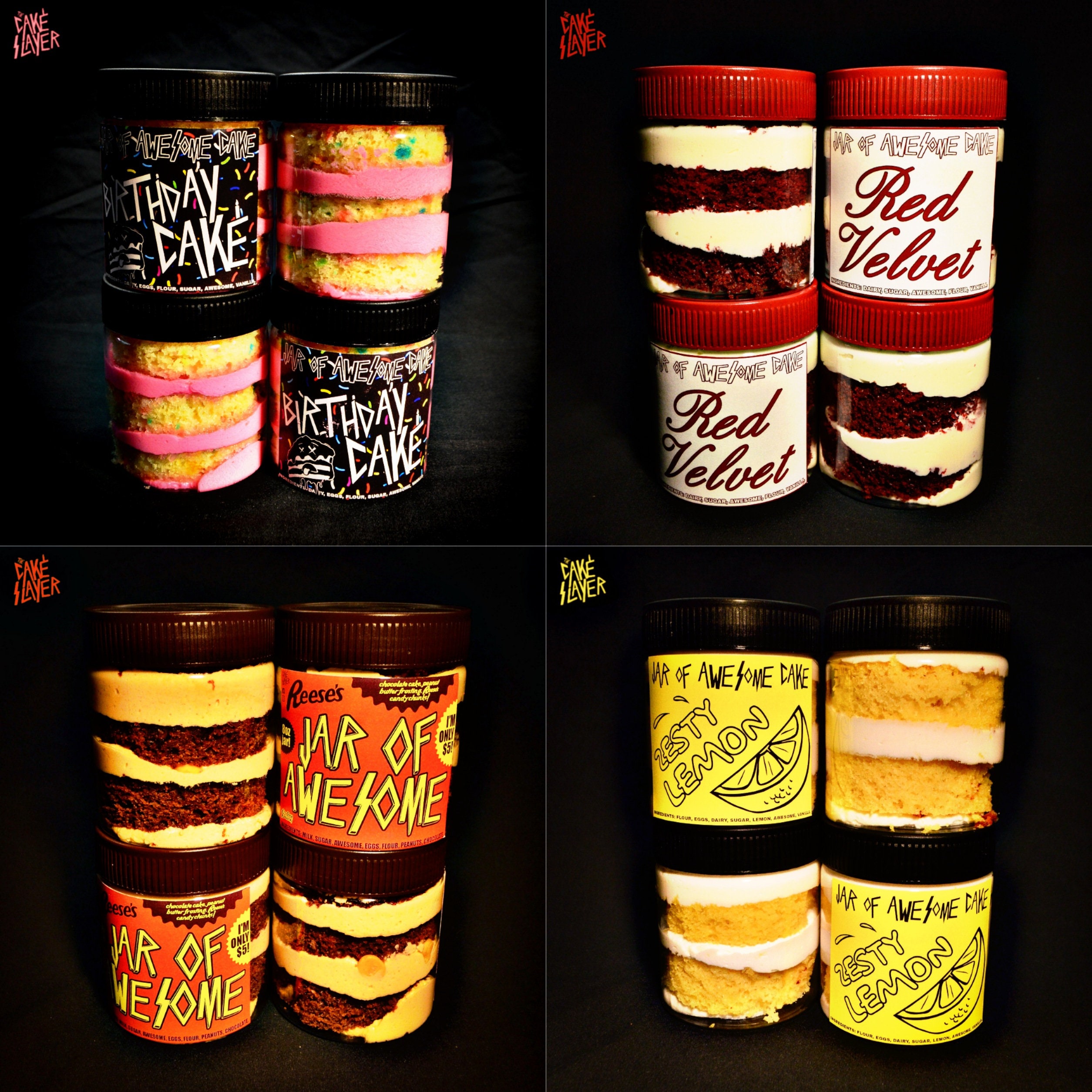 Jar of Awesome Cake Jars Etsy