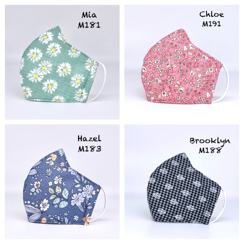 UK BREATHABLE Face Mask with Nose Wire 5 Layers with 3Ply Etsy