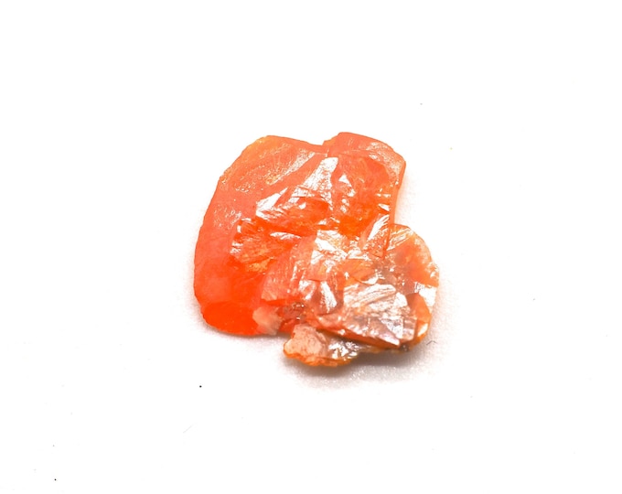 Pure Wulfenite leaf 14mm x 14mm - 1 gram
