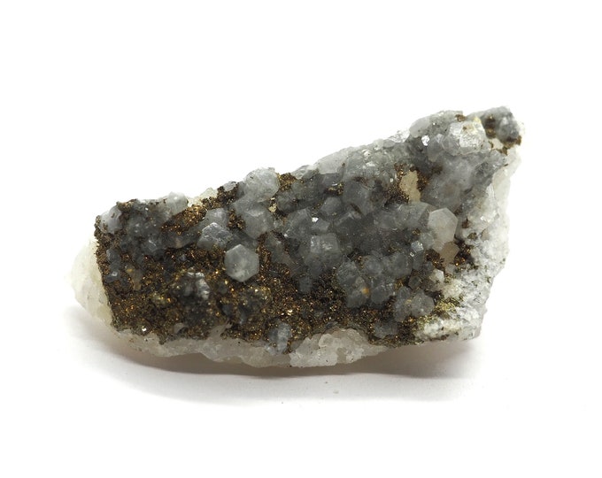 Rock crystal with pyrite 50mm x 20mm (25 grams)