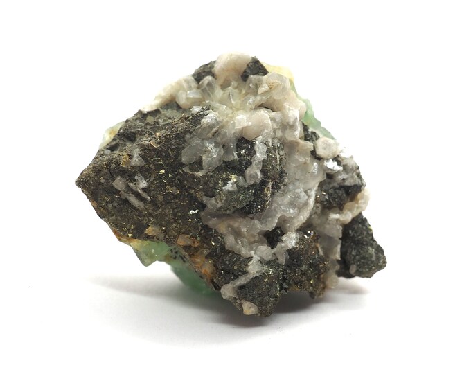 Fluorite with Pyrite 45 mm x 30 mm (41 grams)