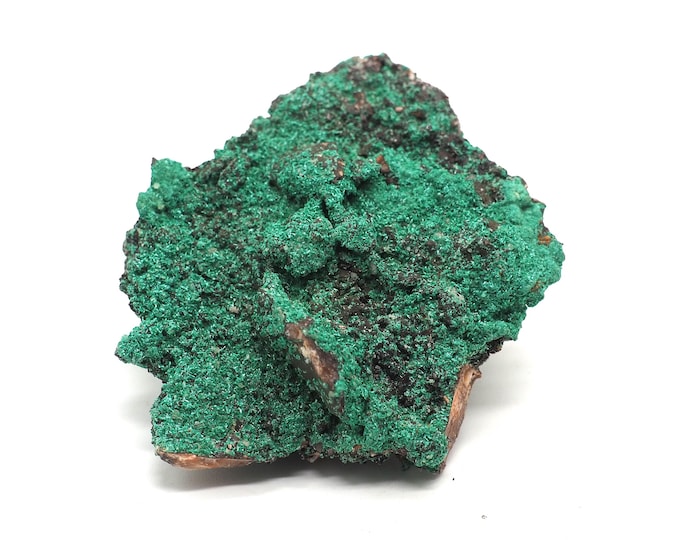 Malachite 60mm x 50mm (60 grams). Fair trade crystals and minerals. Ethically sourced.