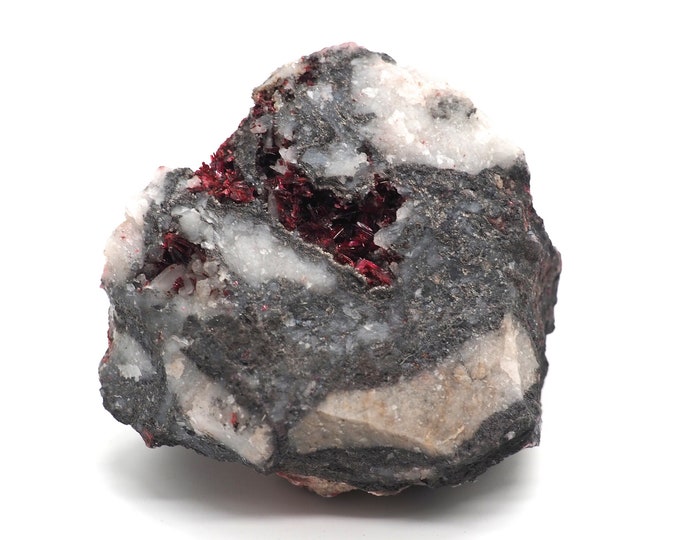 Erythrite with quartz 75 mm x 55 mm (179 grams)