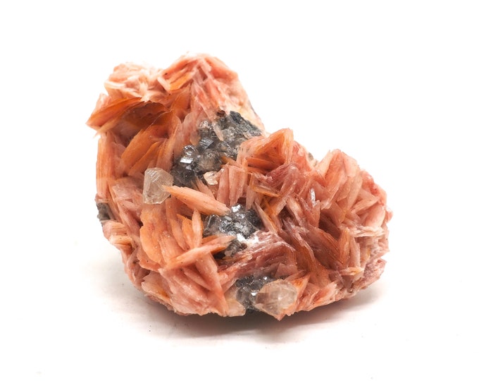 Cerussite Barite 50mm x 35mm - 53grams. Ethically sourced and fair trade mineral.