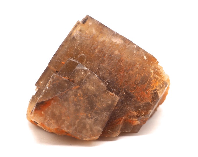 Fluorite 60mm x 40mm (128 grams). Large cube of Fluorite. Ethically sourced and fair trade mineral.