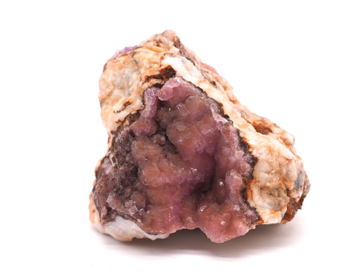 Cobalto calcite 80mm x 65mm (257 grams) Ethically sourced and fair trade mineral.