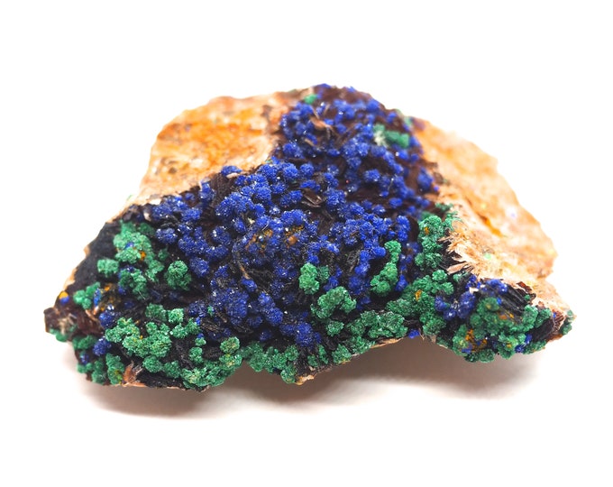 Azurite with malachite 50mm x 35mm (34 grams)