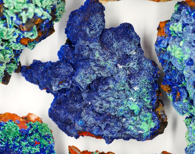 Azurite - Malachite - Quartz