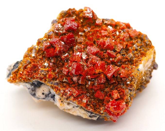 Vanadinite Crystal (65 mm x 55 mm x 35 mm (164 grams)