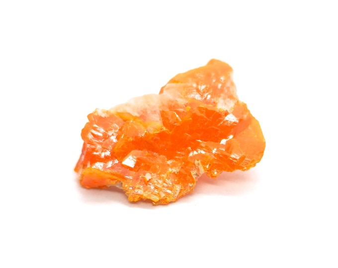 Pure Wulfenite leaf 19mm x 13mm - 2 grams