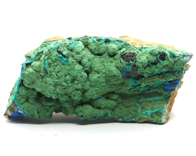 Malachite chrysocolla 90mm x 45mm (226 grams)