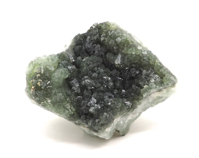 Prehnite Epidote 65mm x 50mm (117 grams). Ethically sourced and fair trade mineral.