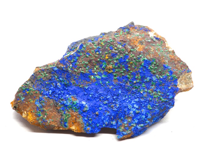 Brilliant Azurite malachite 90mm x 60mm (114 grams)
