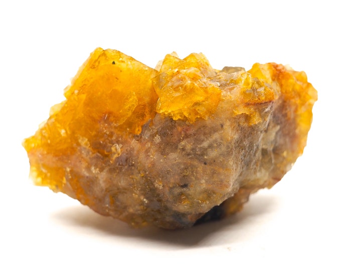 Yellow fluorite cutters (85 mm x 55 mm (252 grams)