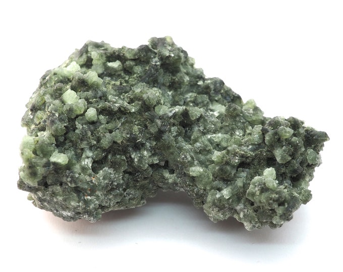 Grape crystallized Prehnite with Epidote 90 mm x 65 mm (185 grams)
