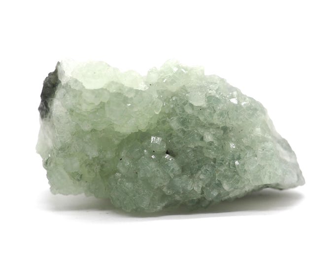 Prehnite 50mm x 35mm (37 grams). Grape crystallized. Beautiful quality. Pure energy. Fair trade minerals. Ethically sourced.