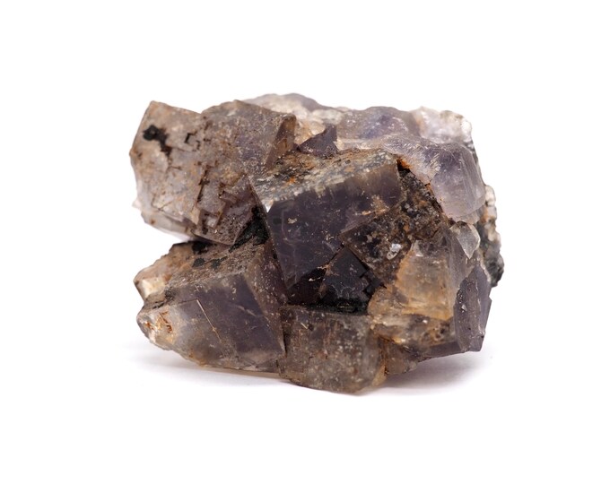 Fluorite 35mm x 35mm (39 grams). Special find. Fluorite cube. Ethically sourced fair trade mineral. Pure energy.