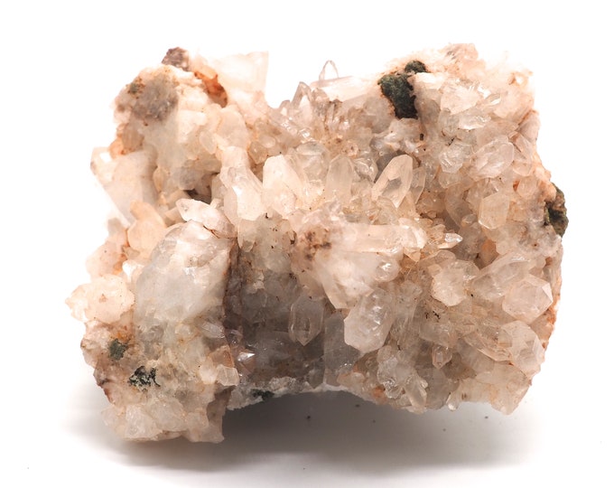 Rock crystal cluster 90mm x 75mm - 394 grams