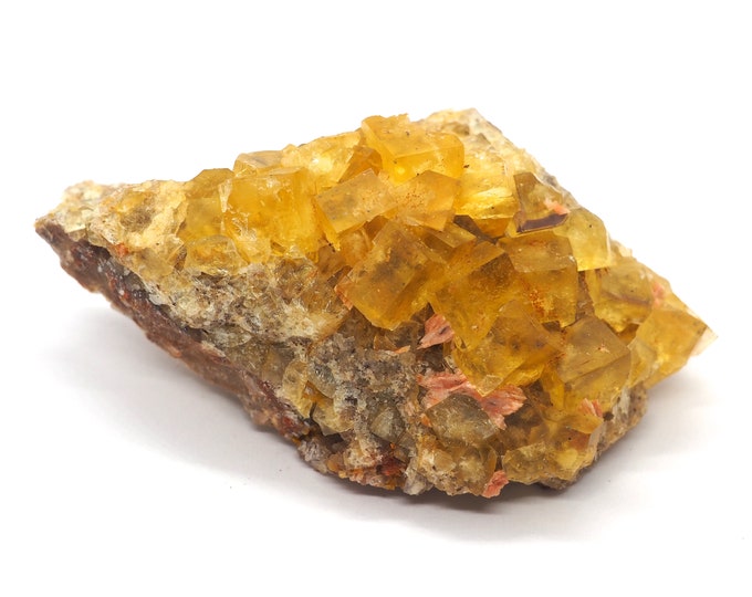 Fluorite clusters 90mm x 55mm (136 grams) Ethically sourced and fair trade mineral.