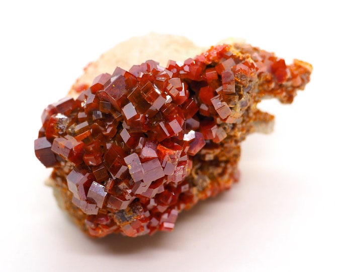Vanadinite Crystal (65mm x 40mm x 45mm (124 grams)