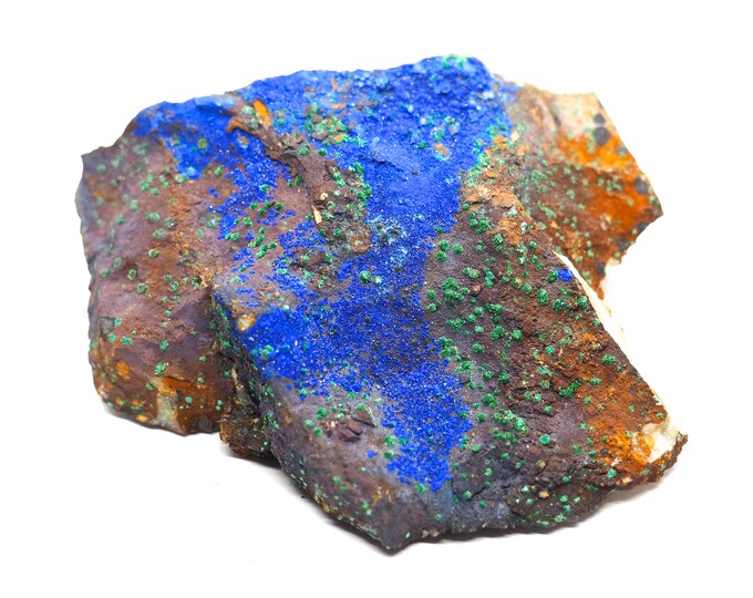 Brilliant Azurite malachite 75mm x 60mm (87 grams)