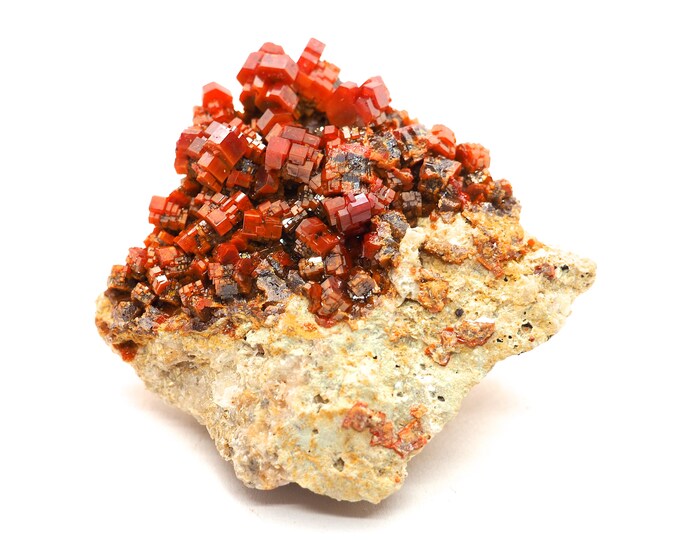 Vanadinite Crystal 50 mm x 50 mm (78 grams)
