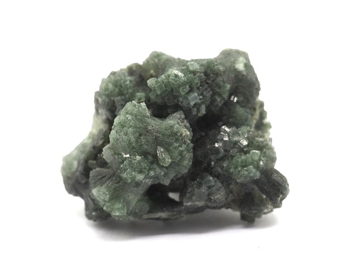 Prehnite Epidote 40mm x 30mm (30 grams). Grape crystallized from Morocco. Ethically sourced and fair trade mineral. Good quality.