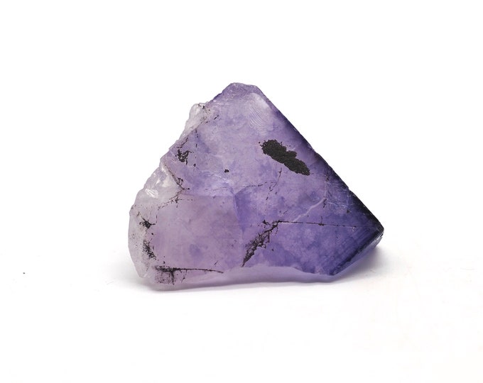 Fluorite 35mm x 25mm (18 grams) Fair trade crystals and minerals. Ethically sourced. Purple Fluorite