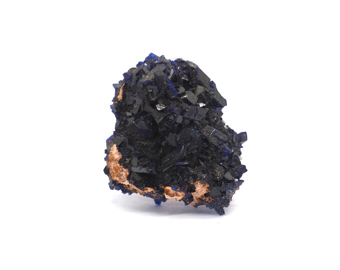 Azurite crystals 25mm x 20mm (4 grams). Ethically sourced and fair trade mineral. Excellent quality, ethically mined. Azurite Morocco.