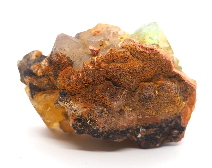 Fluorite with quartz 75mm x 50mm (226gram)