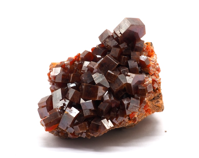 Vanadinite 75mm x 45mm (176 grams). Good quality. Ethically sourced and fair trade mineral.