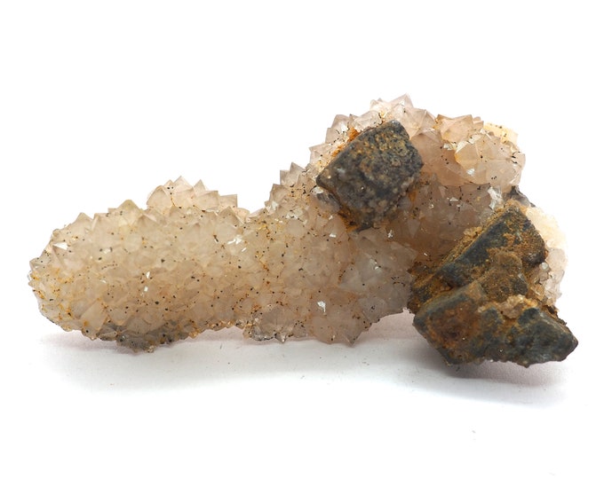Calcite with Galena and Sphalerite 70mm x 35mm (61 grams)