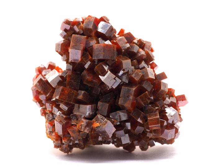 Vanadinite 70mm x 60mm (199 grams). Good quality. Ethically sourced and fair trade mineral.