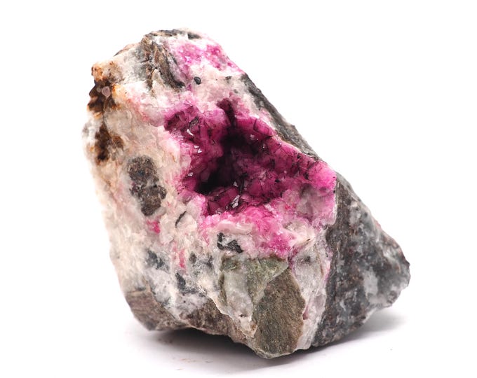 Cobalto calcite 75mm x 55mm (246 grams). Special find. Pure cobalt calcite. Pure energy. Ethically sourced and fair trade mineral.