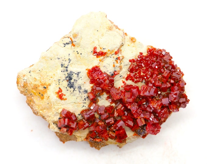 Vanadinite Crystal (75 mm x 55 mm x 25 mm (82 grams)